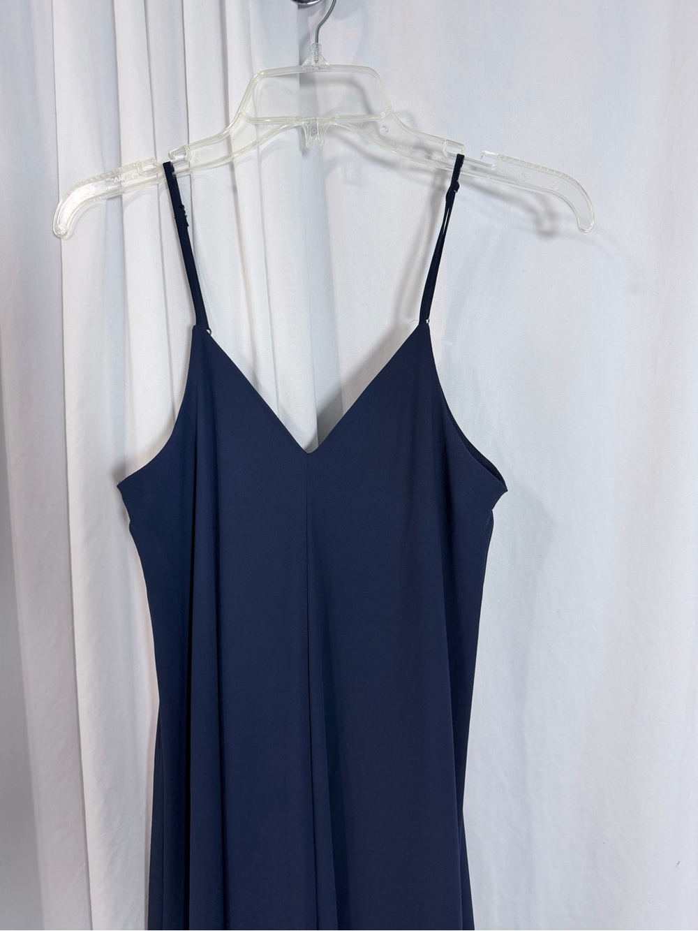 Gianni Bini Navy V-Neck Chiffon Dress